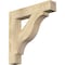 Ekena Millwork Funston Block Rough Sawn Bracket, Douglas Fir, 4"W x 24"D x 24"H BKT04X24X24FST05RDF - alternate 1